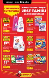 Gazetka promocyjna Biedronka - Od Poniedziałku - Gazetka - ważna od 06.06 do 06.06.2026 - strona 14 - produkty: Lovela, Proszek do prania, Odplamiacz, Vizir, Mleczko, Vanish, Ariel, Kapsułki do prania