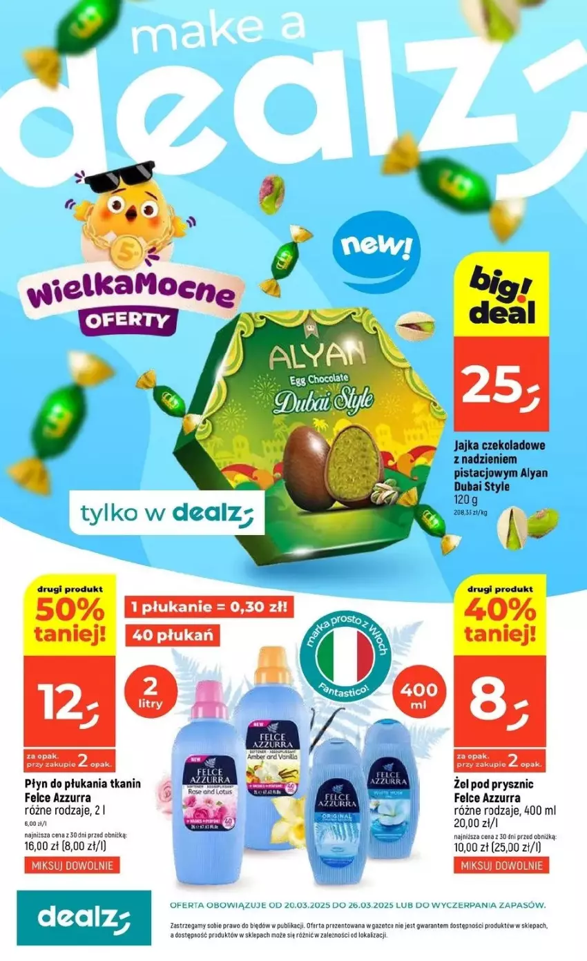 Gazetka promocyjna Dealz - ważna 20.03 do 26.03.2025 - strona 1 - produkty: Fa, Płyn do płukania