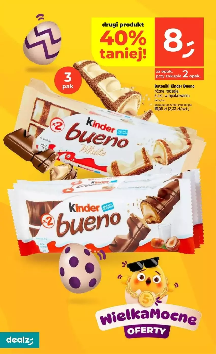 Gazetka promocyjna Dealz - ważna 20.03 do 26.03.2025 - strona 25 - produkty: Baton, Kinder, Kinder Bueno, Tonik