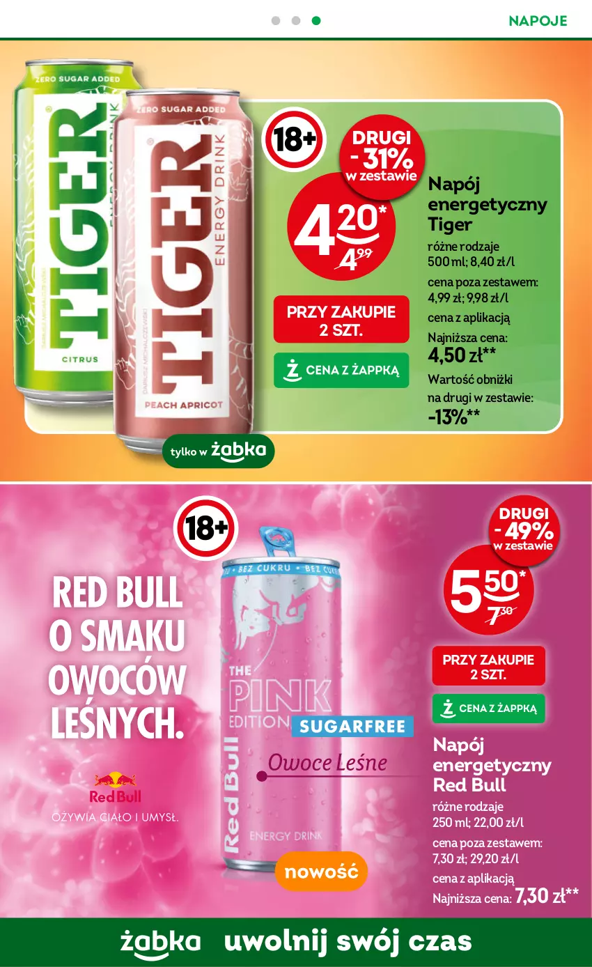 Gazetka promocyjna Żabka - ważna 12.02 do 25.02.2025 - strona 30 - produkty: Napój, Napój energetyczny, Napoje, Red Bull, Tiger