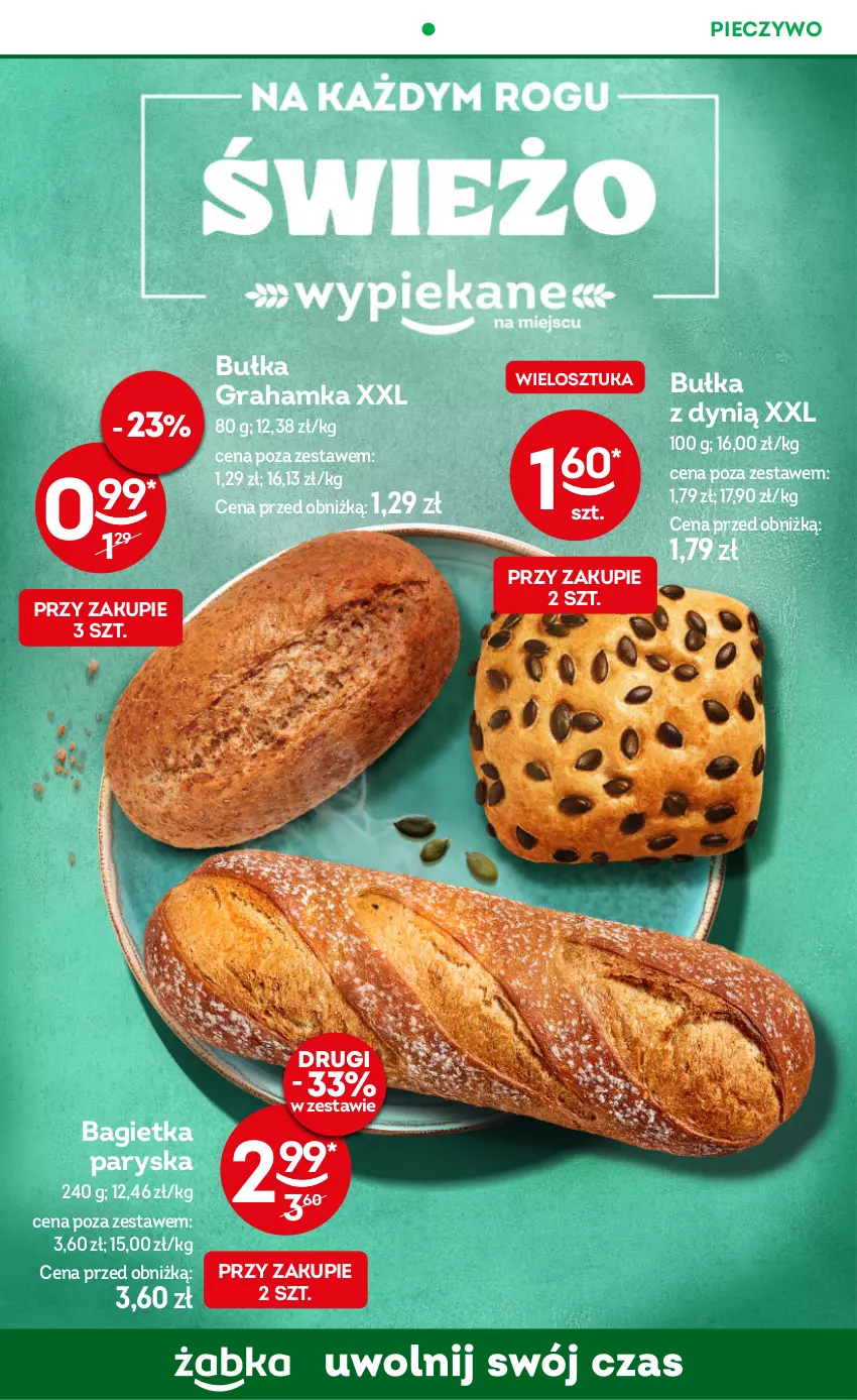 Gazetka promocyjna Żabka - ważna 12.02 do 25.02.2025 - strona 38 - produkty: Bagietka, Bułka, Bułka grahamka, Dynią, Gra, Piec, Pieczywo