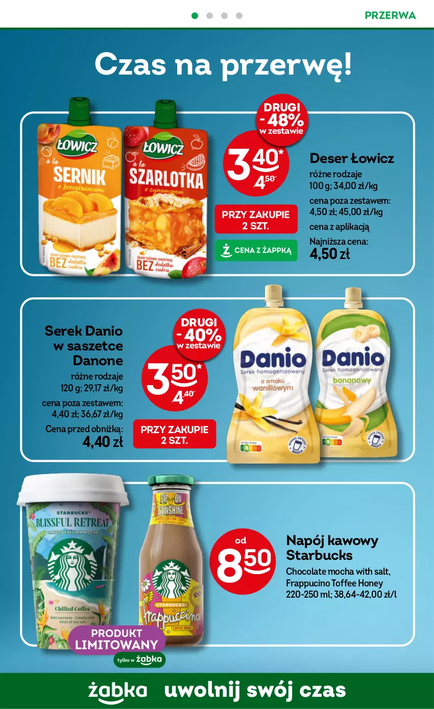 Gazetka promocyjna Żabka - ważna 12.02 do 25.02.2025 - strona 44 - produkty: Danio, Danone, Deser, Napój, Ser, Serek