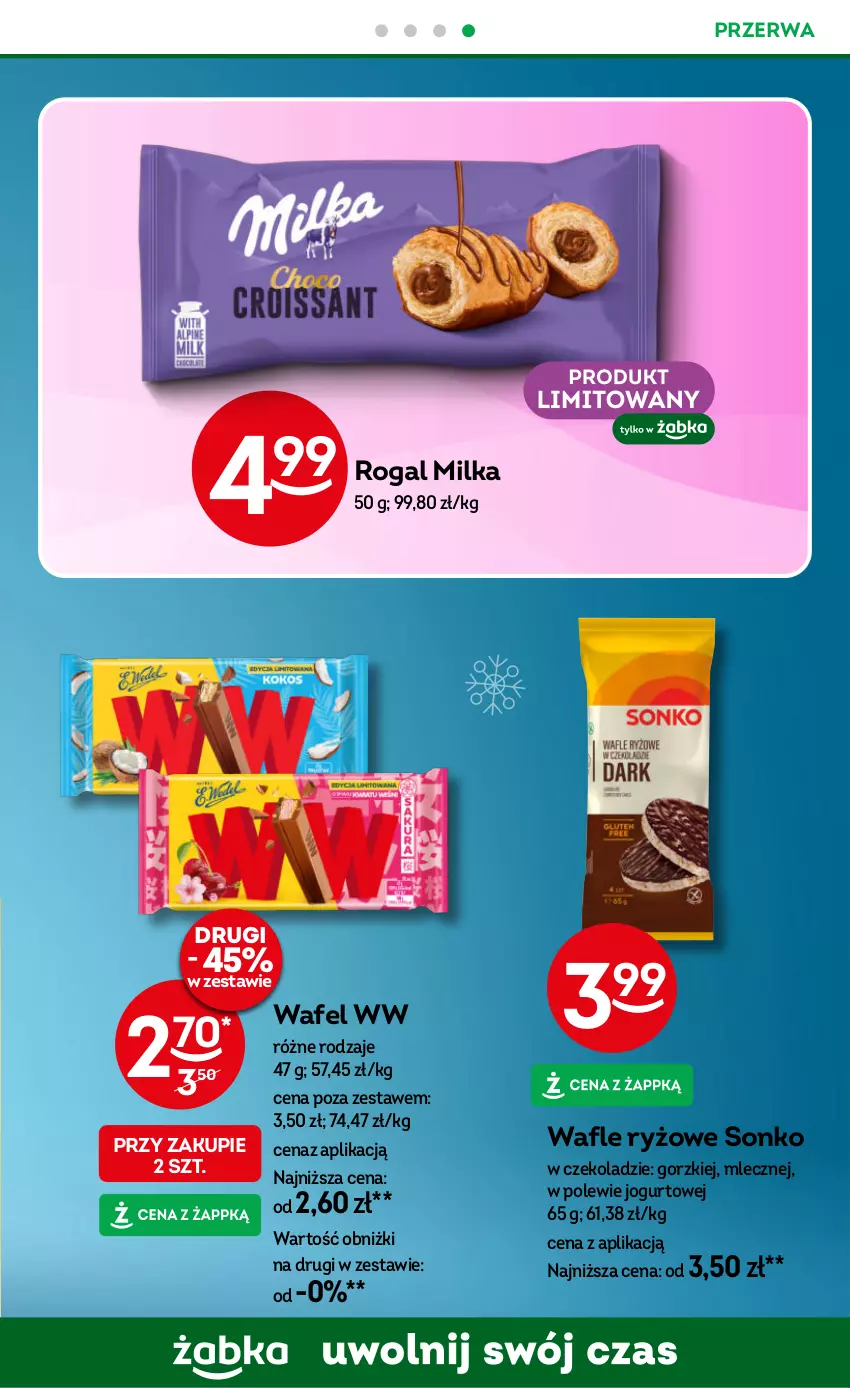 Gazetka promocyjna Żabka - ważna 12.02 do 25.02.2025 - strona 47 - produkty: Jogurt, Milka, Rogal, Ryż, Sonko, Wafle