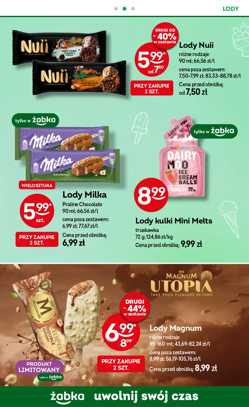 Gazetka promocyjna Żabka - ważna 12.02 do 25.02.2025 - strona 57 - produkty: Lody, Milka