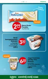 Gazetka promocyjna Żabka - Gazetka - ważna od 25.02 do 25.02.2025 - strona 45 - produkty: Ser, Jogurt, Rolmlecz, Serek homogenizowany, Serek, Bakoma, Baton, Kinder
