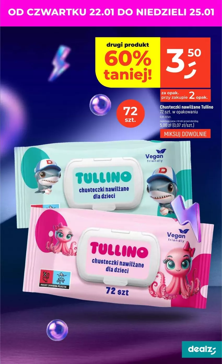 Gazetka promocyjna Dealz - NOWA GAZETKA - ważna 22.01 do 28.01.2026 - strona 5 - produkty: Chusteczki, Chusteczki nawilzane, Dzieci, Gra