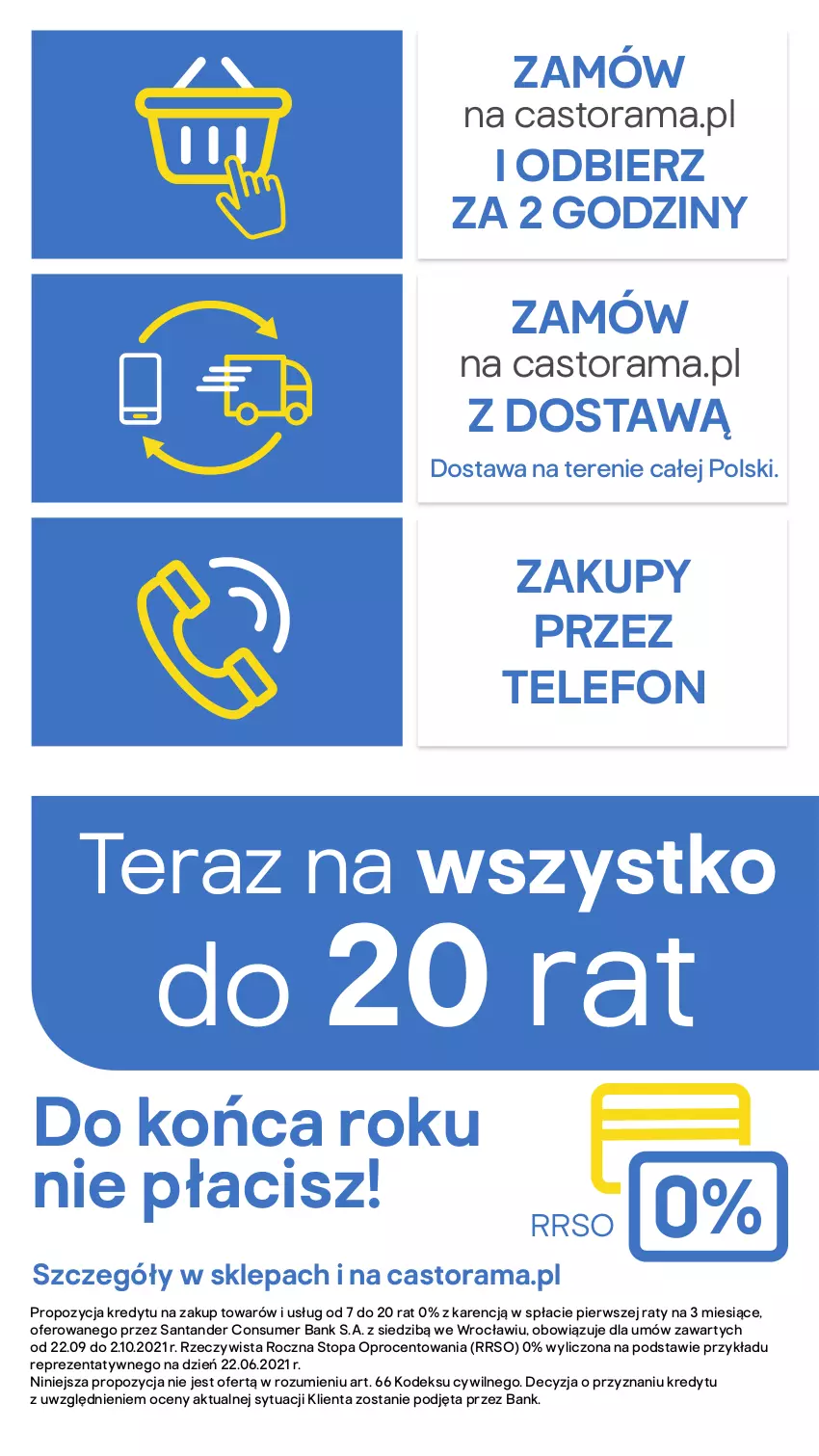 Gazetka promocyjna Castorama - Gazetka Castorama - ważna 22.09 do 10.10.2021 - strona 34 - produkty: Astor, Rama, Telefon, Tera, Top