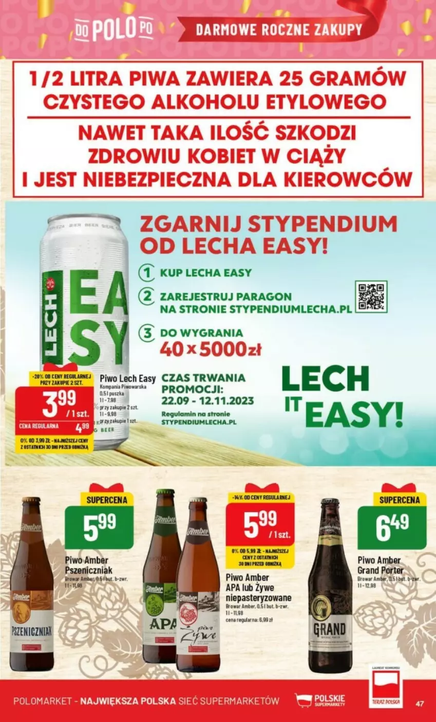 Gazetka promocyjna PoloMarket - ważna 18.10 do 24.11.2023 - strona 42 - produkty: Gra, Piwo, Por, Ser