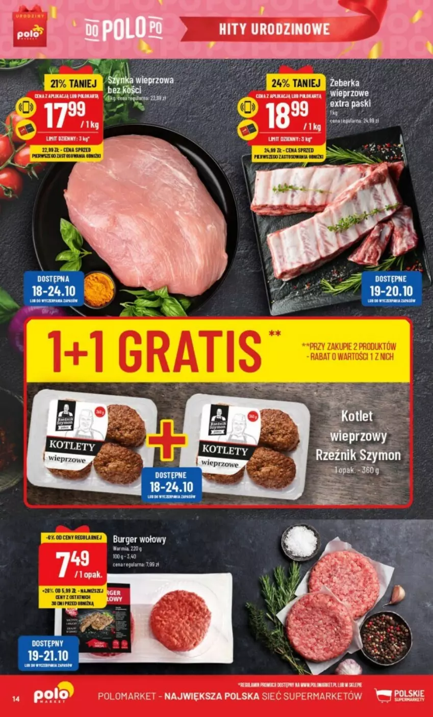 Gazetka promocyjna PoloMarket - ważna 18.10 do 24.11.2023 - strona 6 - produkty: Burger