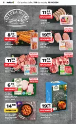 Gazetka promocyjna Netto - Netto Gazetka Food 41/24A - Gazetka - ważna od 12.10 do 12.10.2024 - strona 8 - produkty: Kurczak, Sos, Por, Mięso z uda kurczaka, Karkówka wieprzowa, Kości wieprzowe, Kiełbasa biała, Mięso na gulasz, Kiełbasa, Mięso