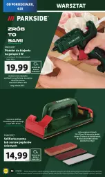 Gazetka promocyjna Lidl - GAZETKA - Gazetka - ważna od 09.03 do 09.03.2024 - strona 14 - produkty: Parkside, Sok, Por, Papier, Klej, Pistolet, Szlifierka, Lakier, LG