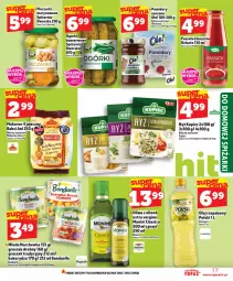 Gazetka promocyjna Topaz - Gazetka - Gazetka - ważna od 29.04 do 29.04.2026 - strona 17 - produkty: Piec, Marchewka, Makaron, Top, Ryż, Gin, Gra, Kupiec, Bonduelle, Olej rzepakowy, Oliwa z oliwek, Monini, Olej, Ole!, Pomidory, Groszek, Kukurydza, Oliwa