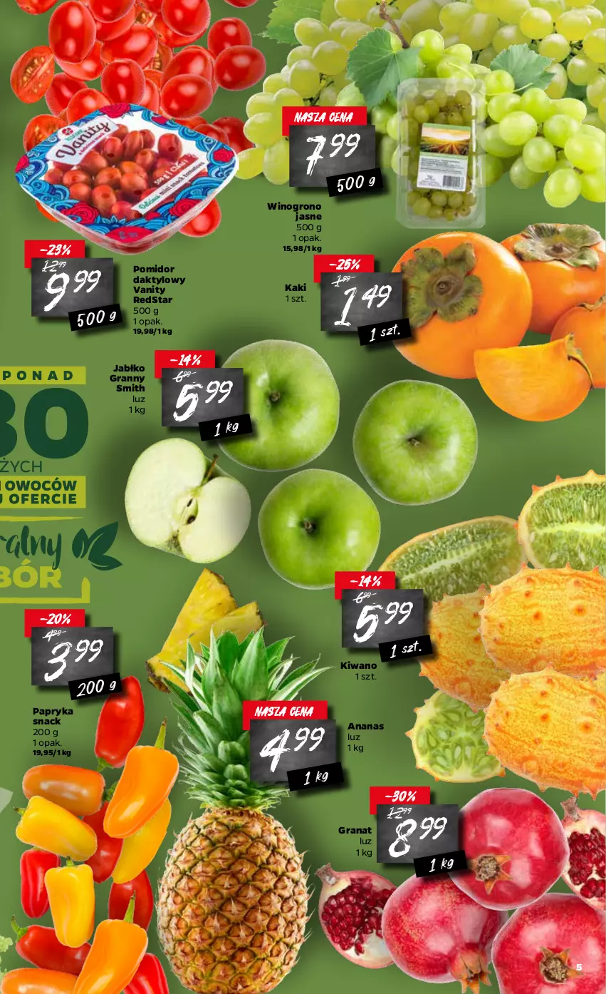 Gazetka promocyjna Netto - Oferta Tygodnia - ważna 18.01 do 23.01.2021 - strona 5 - produkty: Ananas, Gra, Granat, Kaki, Papryka, Wino