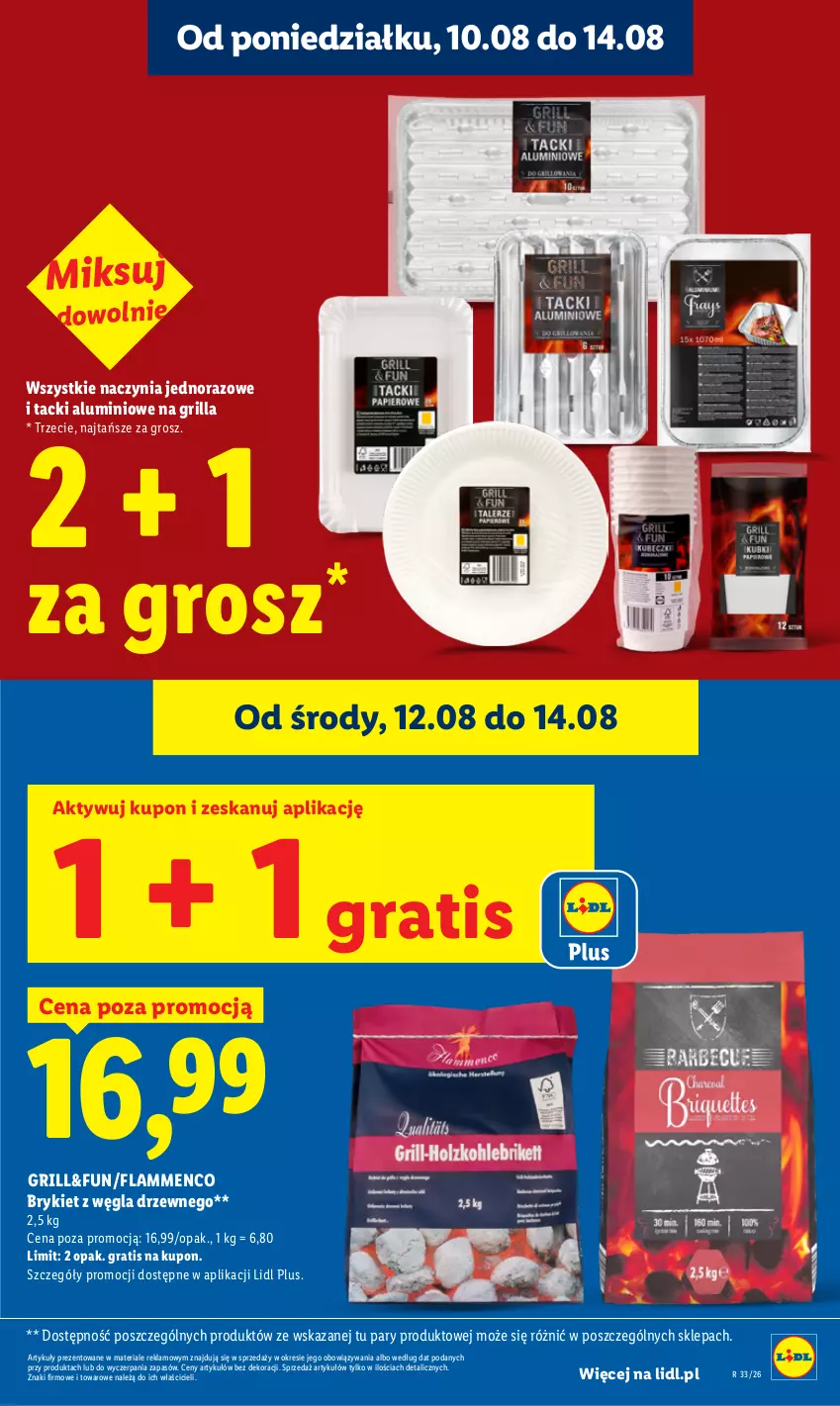 Gazetka promocyjna Lidl - Gazetka ważna od 12.08 do 14.08 - ważna 12.08 do 14.08.2026 - strona 15 - produkty: Gra, Grill