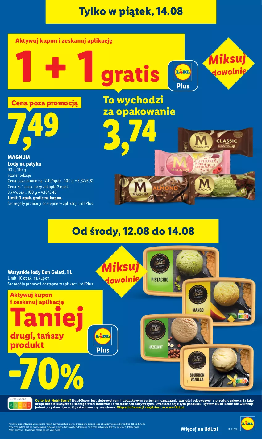 Gazetka promocyjna Lidl - Gazetka ważna od 12.08 do 14.08 - ważna 12.08 do 14.08.2026 - strona 17 - produkty: Gra, Lody