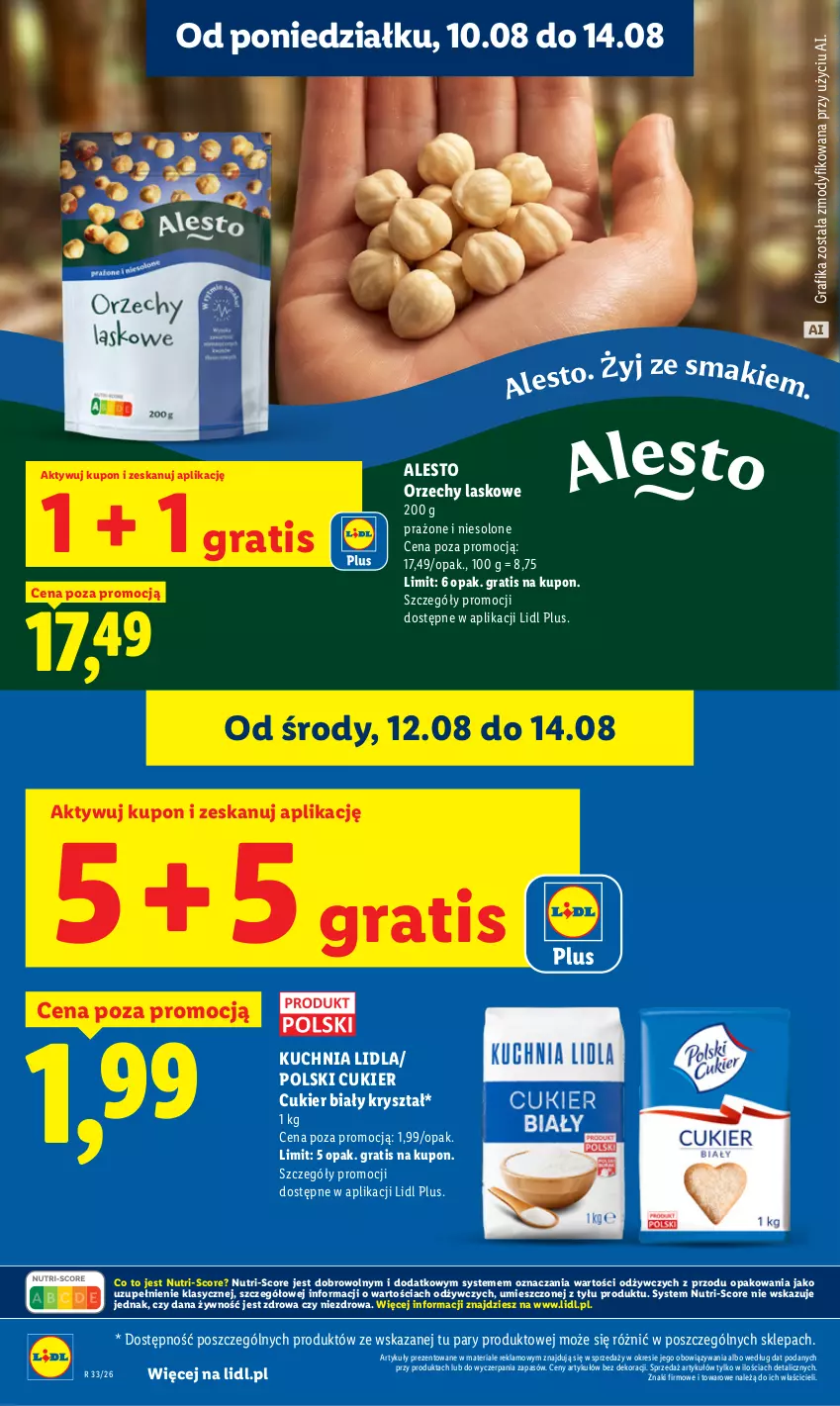 Gazetka promocyjna Lidl - Gazetka ważna od 12.08 do 14.08 - ważna 12.08 do 14.08.2026 - strona 26 - produkty: Cukier, Gra, Grafika, Kuchnia