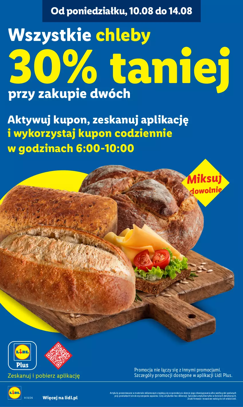 Gazetka promocyjna Lidl - Gazetka ważna od 12.08 do 14.08 - ważna 12.08 do 14.08.2026 - strona 30 - produkty: Chleb