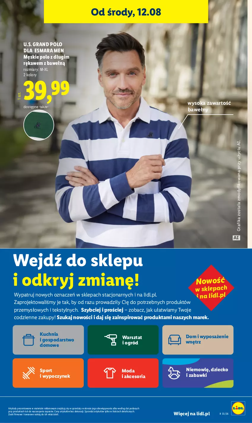 Gazetka promocyjna Lidl - Gazetka ważna od 12.08 do 14.08 - ważna 12.08 do 14.08.2026 - strona 41 - produkty: Gra, Grafika, Kuchnia, Moda, Ogród, Por, Sok, Sport