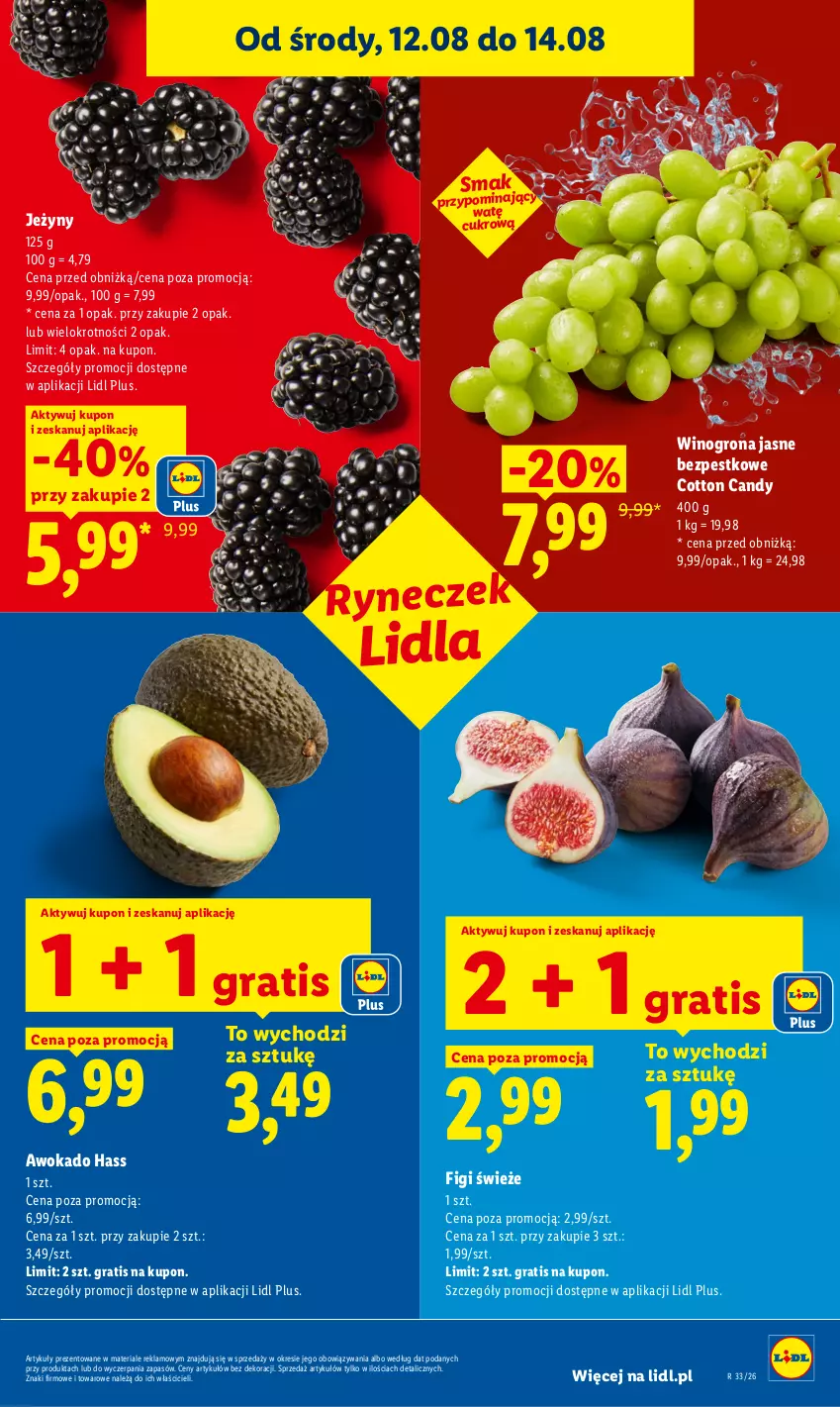 Gazetka promocyjna Lidl - Gazetka ważna od 12.08 do 14.08 - ważna 12.08 do 14.08.2026 - strona 47 - produkty: Candy, Figi, Gra, Jeżyny, Wino, Winogrona