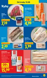 Gazetka promocyjna Lidl - Gazetka ważna od 12.08 do 14.08 - Gazetka - ważna od 14.08 do 14.08.2026 - strona 63 - produkty: Polędwica, Top, Grenadier, Stek, Tusz, Sushi, Tuńczyk, Mintaj, Mango
