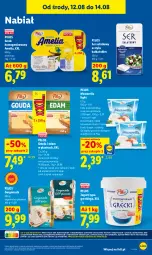 Gazetka promocyjna Lidl - Gazetka ważna od 12.08 do 14.08 - Gazetka - ważna od 14.08 do 14.08.2026 - strona 65 - produkty: Mozzarella, Ser, Jogurt, Gorgonzola, Serek homogenizowany, Sałat, Serek, Pilos, Edam, Gouda