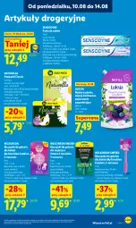 Gazetka promocyjna Lidl - Gazetka ważna od 12.08 do 14.08 - Gazetka - ważna od 14.08 do 14.08.2026 - strona 89 - produkty: Mydło w płynie, Naturell, Pasta do zębów, Wilkinson Sword, Szynka, Podpaski, Maszynka, Mydło, Maszynka do golenia, Sensodyne, Luksja, Naturella