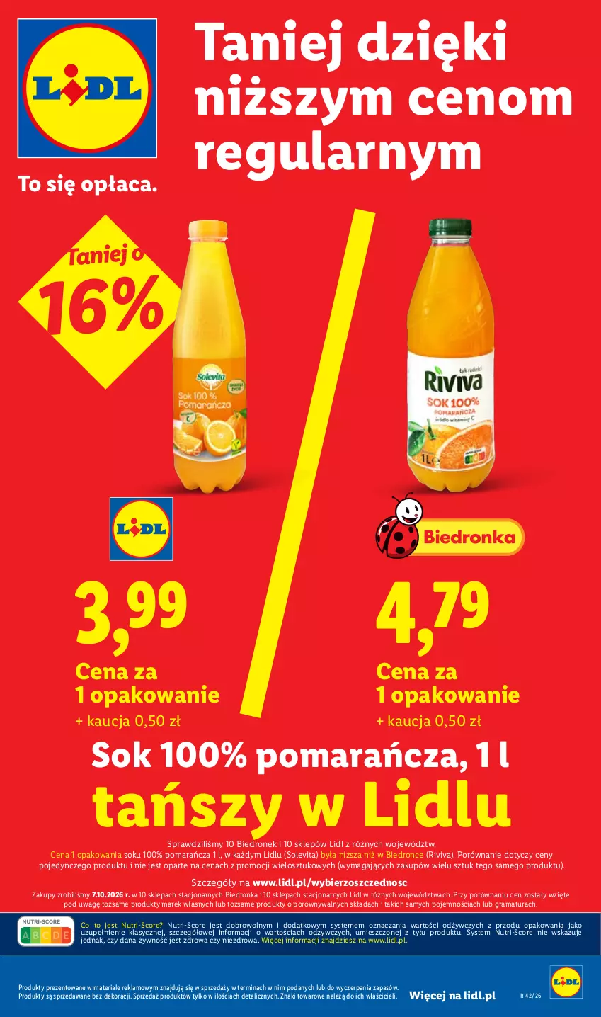 Gazetka promocyjna Lidl - Gazetka - ważna 19.10 do 21.10.2026 - strona 19 - produkty: Gra, Por, Rama, Sok