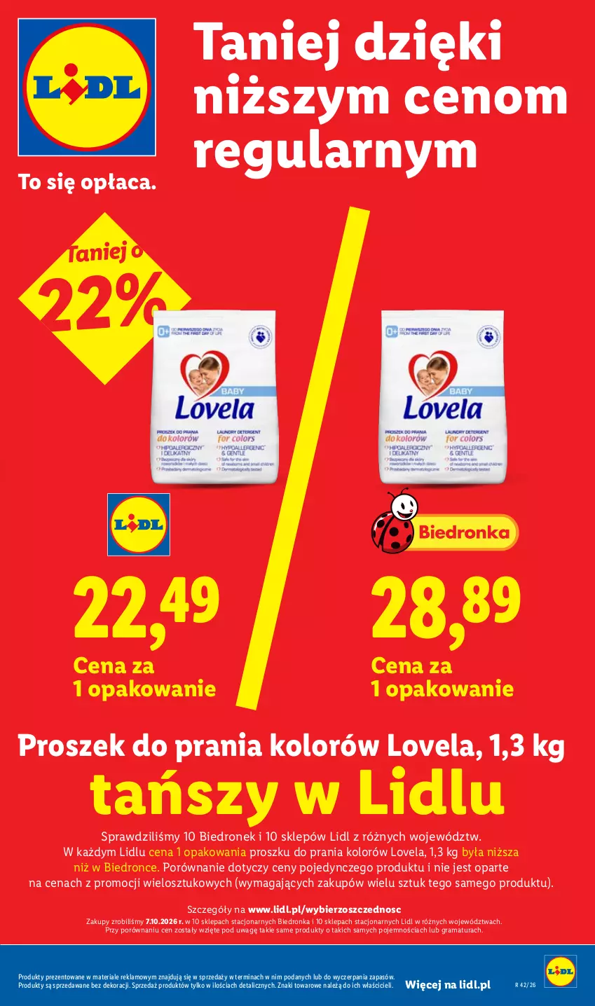 Gazetka promocyjna Lidl - Gazetka - ważna 19.10 do 21.10.2026 - strona 23 - produkty: Gra, Lovela, Por, Proszek do prania, Rama