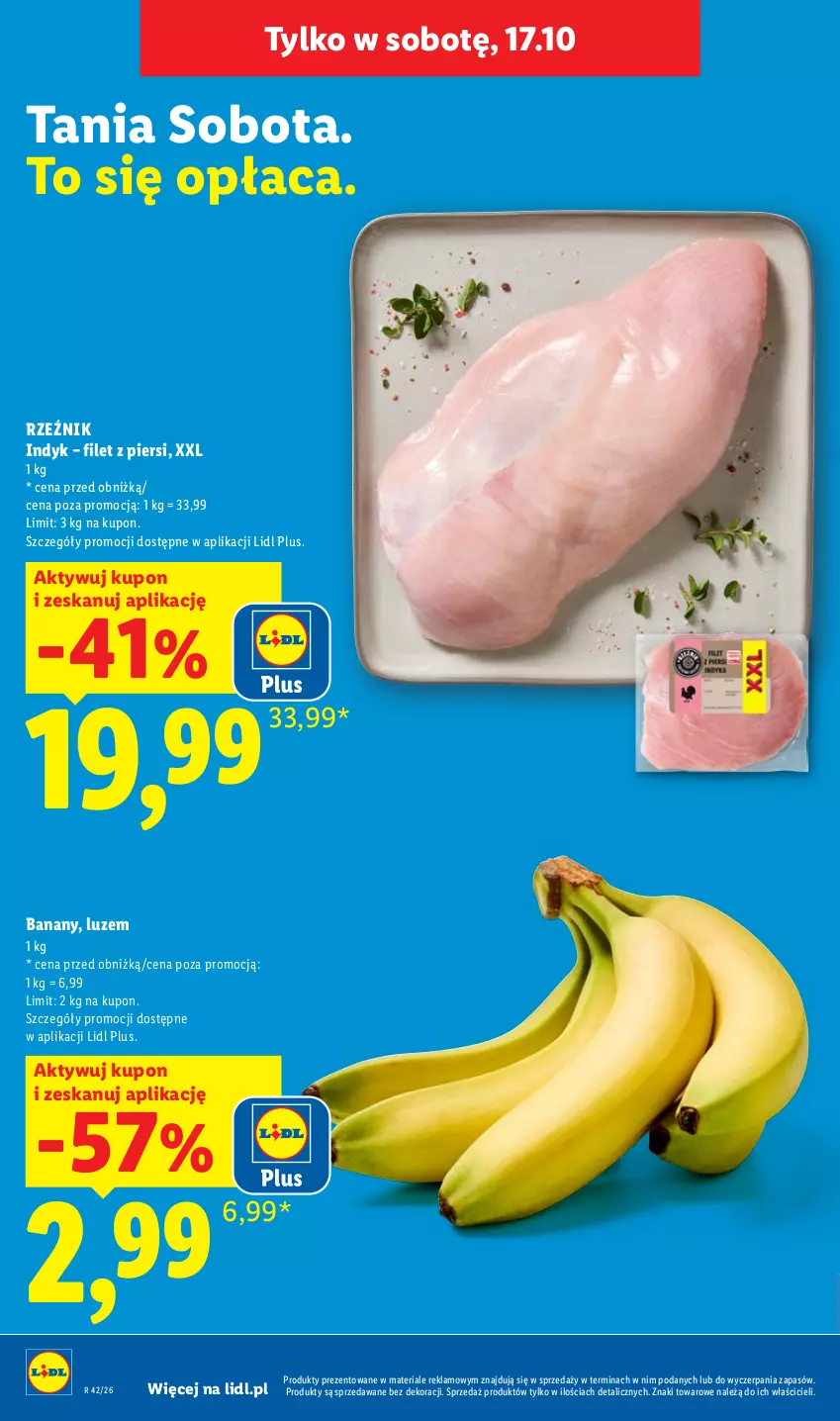 Gazetka promocyjna Lidl - Gazetka - ważna 19.10 do 21.10.2026 - strona 4 - produkty: Banany