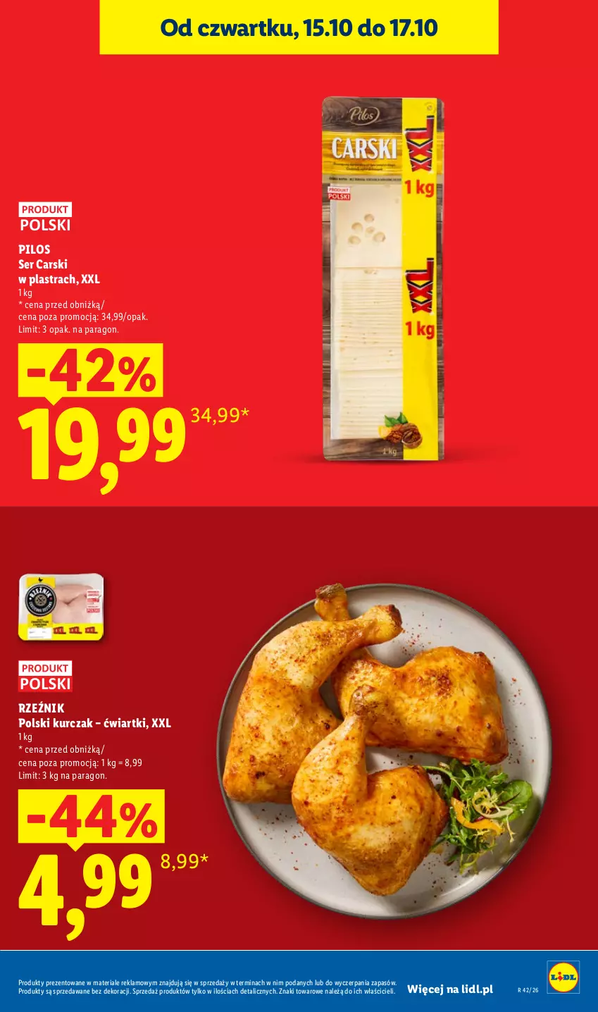 Gazetka promocyjna Lidl - Gazetka - ważna 19.10 do 21.10.2026 - strona 9 - produkty: Cars, Kurczak, Pilos, Ser