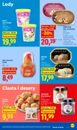 Gazetka promocyjna Lidl - Gazetka - Gazetka - ważna od 21.10 do 21.10.2026 - strona 101 - produkty: Sos, Ser, Gry, Korpusy, Szarlotka, Lody, Deser, Mango