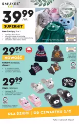 Gazetka promocyjna Biedronka - Okazje tygodnia - Gazetka - ważna od 12.12 do 12.12.2021 - strona 31 - produkty: Klapki, Koc, Czapka, Dzieci