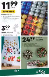 Gazetka promocyjna Biedronka - Okazje tygodnia - Gazetka - ważna od 12.12 do 12.12.2021 - strona 6 - produkty: Klej, Bombki, Wieniec
