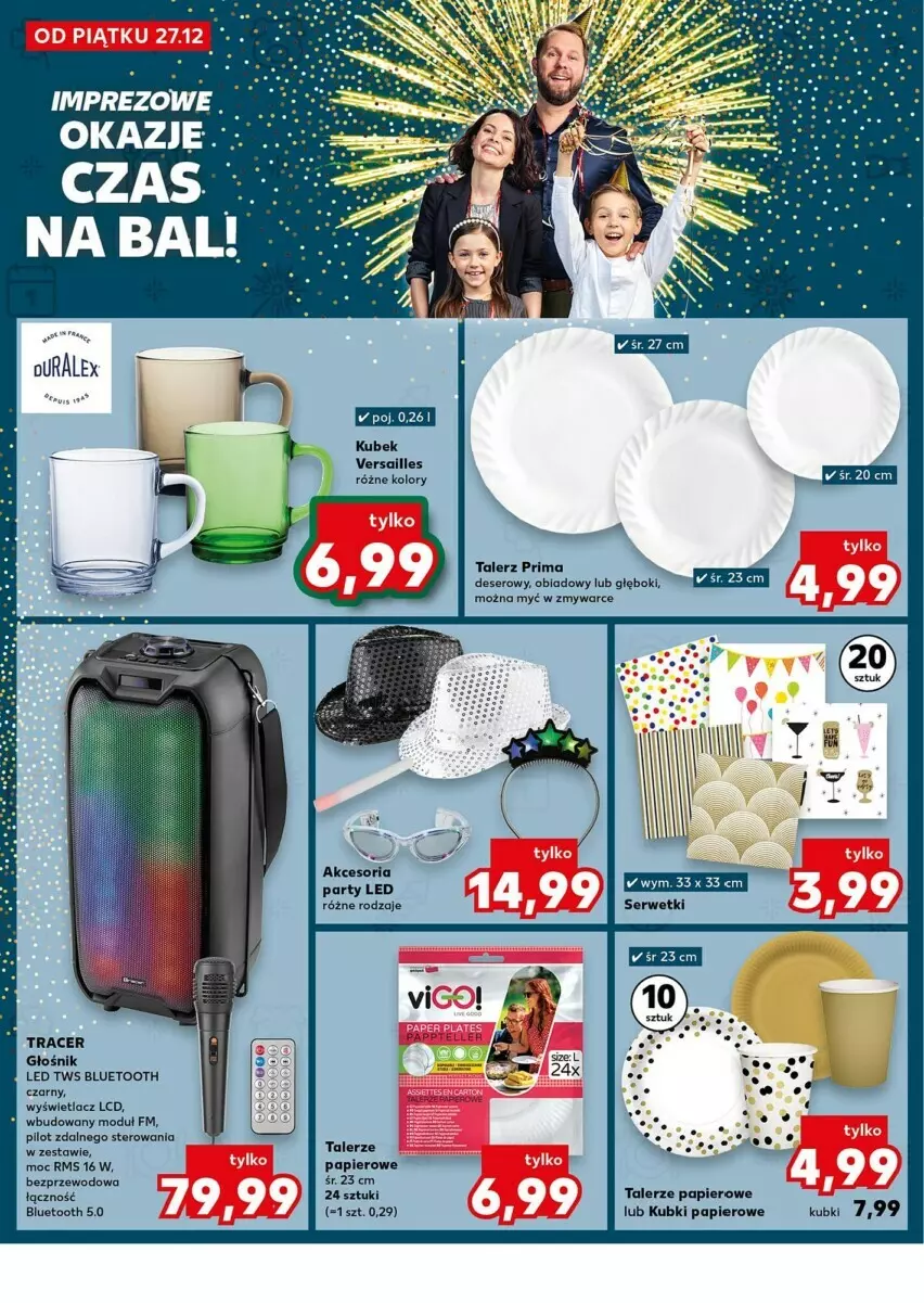 Gazetka promocyjna Kaufland - ważna 27.12 do 31.12.2024 - strona 11 - produkty: Acer, Deser, Głośnik, Kubek, Papier, Prima, Ser, Serwetki, Talerz