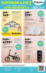 Gazetka promocyjna Biedronka - Gazetka - ważna od 16.09 do 16.09.2023 - strona 35 - produkty: Ustnik, Rower elektryczny, Ser, Por, Gra, Uchwyty, Warka, Lack, Talerz, Rower, Bateria, Deser, Komplet obiadowy, Alkomat, Intel