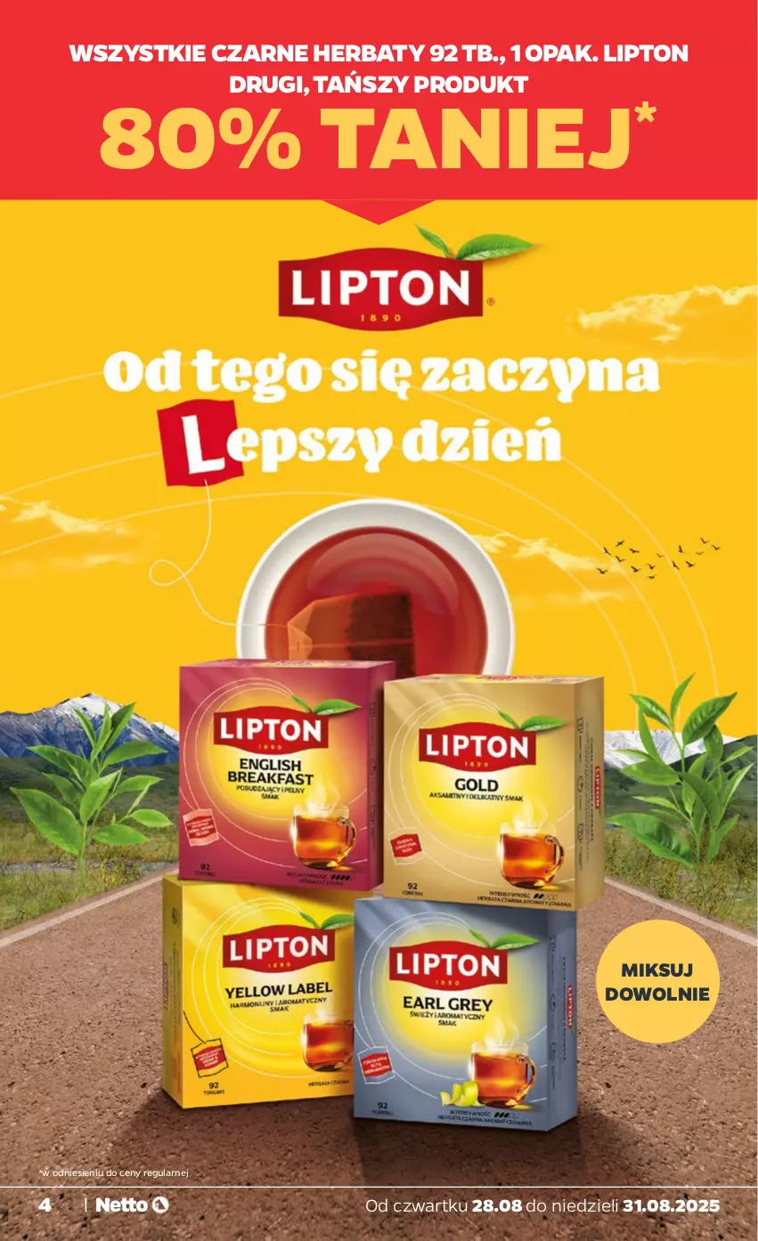 Gazetka promocyjna Netto - Od Czwartku - ważna 28.08 do 31.08.2025 - strona 4 - produkty: Lipton