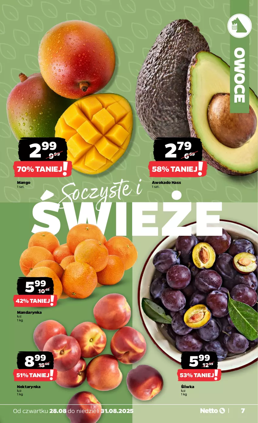 Gazetka promocyjna Netto - Od Czwartku - ważna 28.08 do 31.08.2025 - strona 7 - produkty: Mango, Nektar, Nektarynka, Owoce