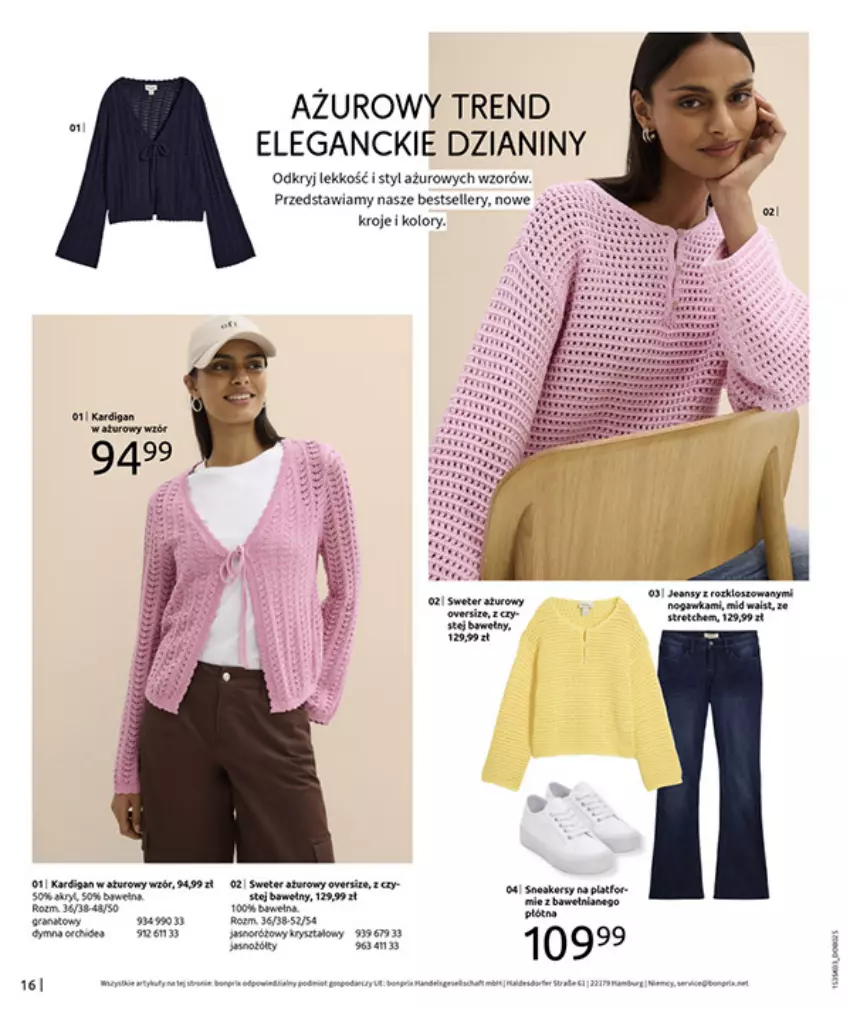 Gazetka promocyjna Bonprix - MARYNARSKIE AKCENTY - ważna 02.03 do 30.03.2026 - strona 18 - produkty: Gra, Ser, Serek, Sweter