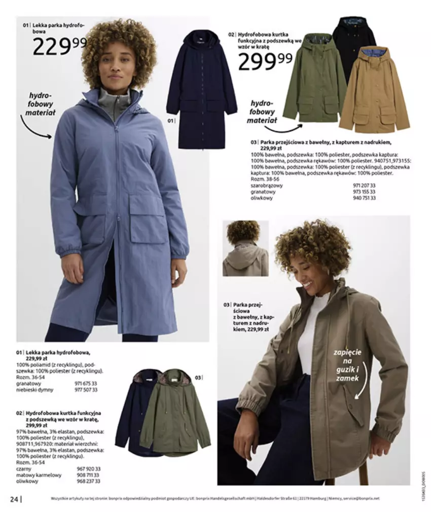 Gazetka promocyjna Bonprix - MARYNARSKIE AKCENTY - ważna 02.03 do 30.03.2026 - strona 26 - produkty: Fa, Gra, HP, Kurtka, Parka, STP, Wełna