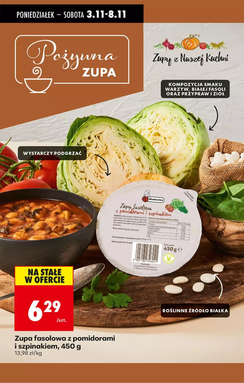 Gazetka promocyjna Biedronka - Od Poniedziałku - ważna 03.11 do 08.11.2025 - strona 58 - produkty: Cebula, Fa, Olej, Olej rzepakowy, Przyprawy, Puma, Szpinak, Zupa