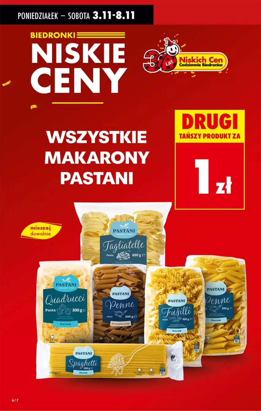 Gazetka promocyjna Biedronka - Od Poniedziałku - ważna 03.11 do 08.11.2025 - strona 8 - produkty: Makaron