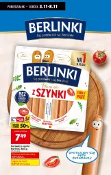Gazetka promocyjna Biedronka - Od Poniedziałku - Gazetka - ważna od 08.11 do 08.11.2025 - strona 34 - produkty: Parówki, Parówki z szynki, Berlinki