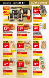 Gazetka promocyjna Biedronka - Od Poniedziałku - Gazetka - ważna od 08.11 do 08.11.2025 - strona 54 - produkty: Kurczak, Pierogi, Hummus, Sos, Ser, Mus, Ricotta, Penne, Pizza, Kapustą, Kotlet, Lasagne, Polędwiczki panierowane, Szpinak