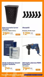Gazetka promocyjna Action - Gazetka - ważna od 17.10 do 17.10.2023 - strona 20 - produkty: Wiertarka, Karp, Kosz, Skarpetki, Tarka, Wiertarka udarowa, Woda toaletowa, Woda