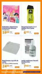 Gazetka promocyjna Action - Gazetka - ważna od 17.10 do 17.10.2023 - strona 3 - produkty: Pur, Adidas, Disney, Ręcznik, Woda toaletowa, Woda, Kalendarz, Kalendarz adwentowy
