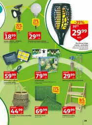 Gazetka promocyjna Auchan - Włoska kuchnia jest w cenie Hipermarkety - Gazetka - ważna od 11.05 do 11.05.2022 - strona 39 - produkty: Drabina, Kosz, Girlanda, Silan, Reflektor, Lampa, Akumulator, Osłonka