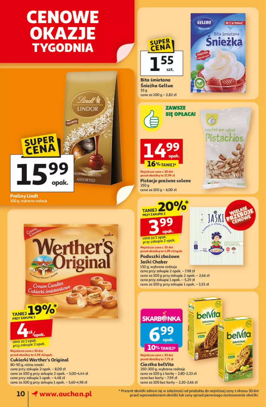 Gazetka promocyjna Auchan - TAK SMAKUJE LATO Supermarket - ważna 12.06 do 18.06.2025 - strona 12 - produkty: BelVita, Ciastka, Cukier, Cukierki, Gin, Pistacje