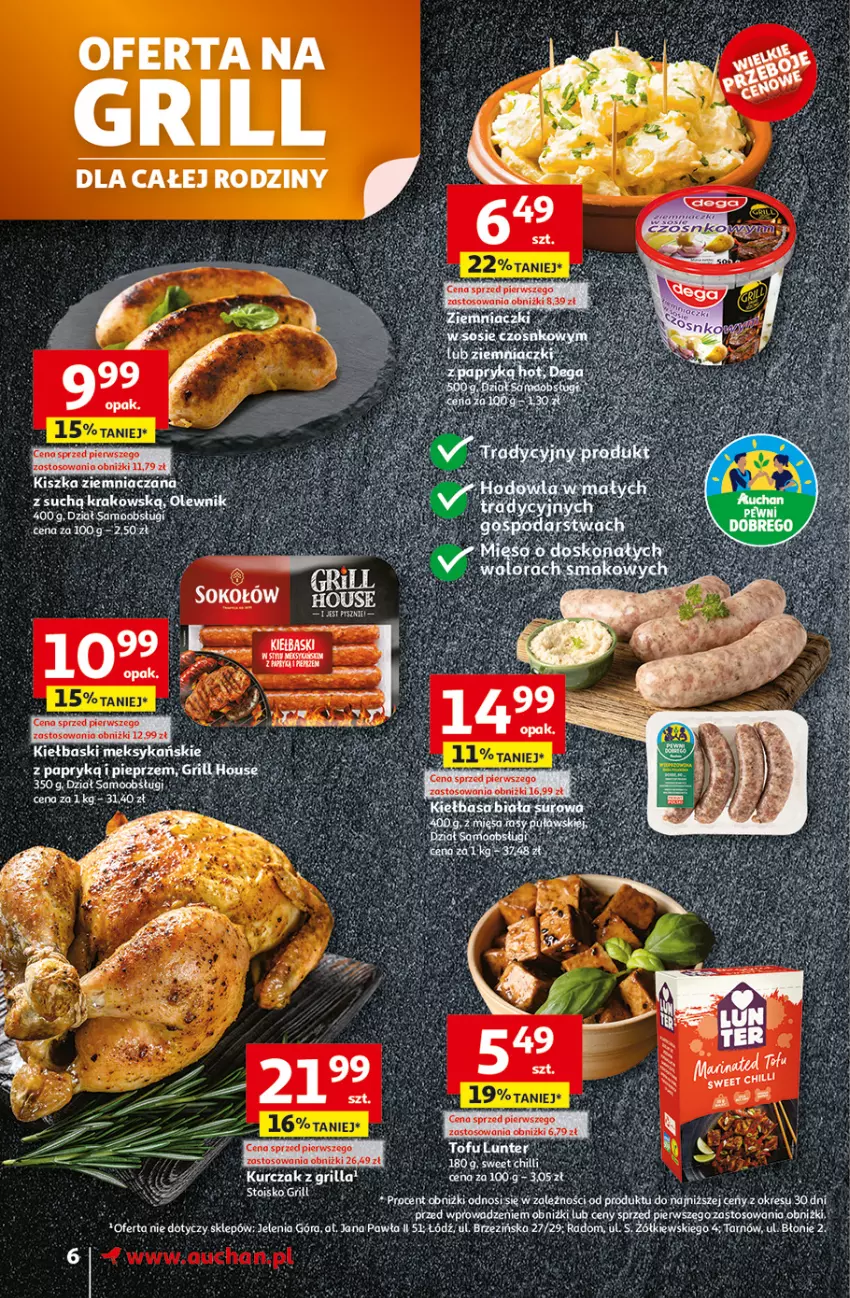 Gazetka promocyjna Auchan - TAK SMAKUJE LATO Supermarket - ważna 12.06 do 18.06.2025 - strona 8 - produkty: Fa, Grill, Kurczak, Pieprz