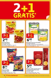 Gazetka promocyjna Auchan - TAK SMAKUJE LATO Supermarket - Gazetka - ważna od 18.06 do 18.06.2025 - strona 4 - produkty: Makaron, Ser, Rum, Kukurydza konserwowa, Bonduelle, Winiary, Chipsy, Galaretka, Crunchips, Gala, Kukurydza