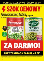 Gazetka promocyjna Delikatesy Centrum - Gazetka - ważna od 01.09 do 01.09.2024 - strona 12 - produkty: Dawtona, Ser, Por, Dell, Ogród, Groszek
